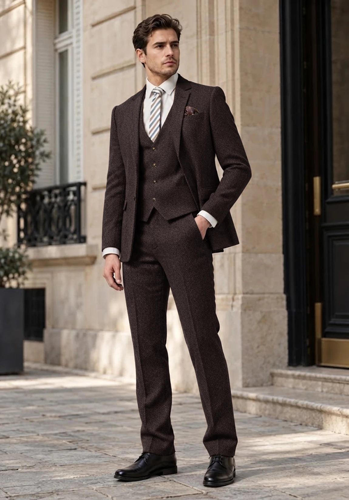 Men's coffee Suit