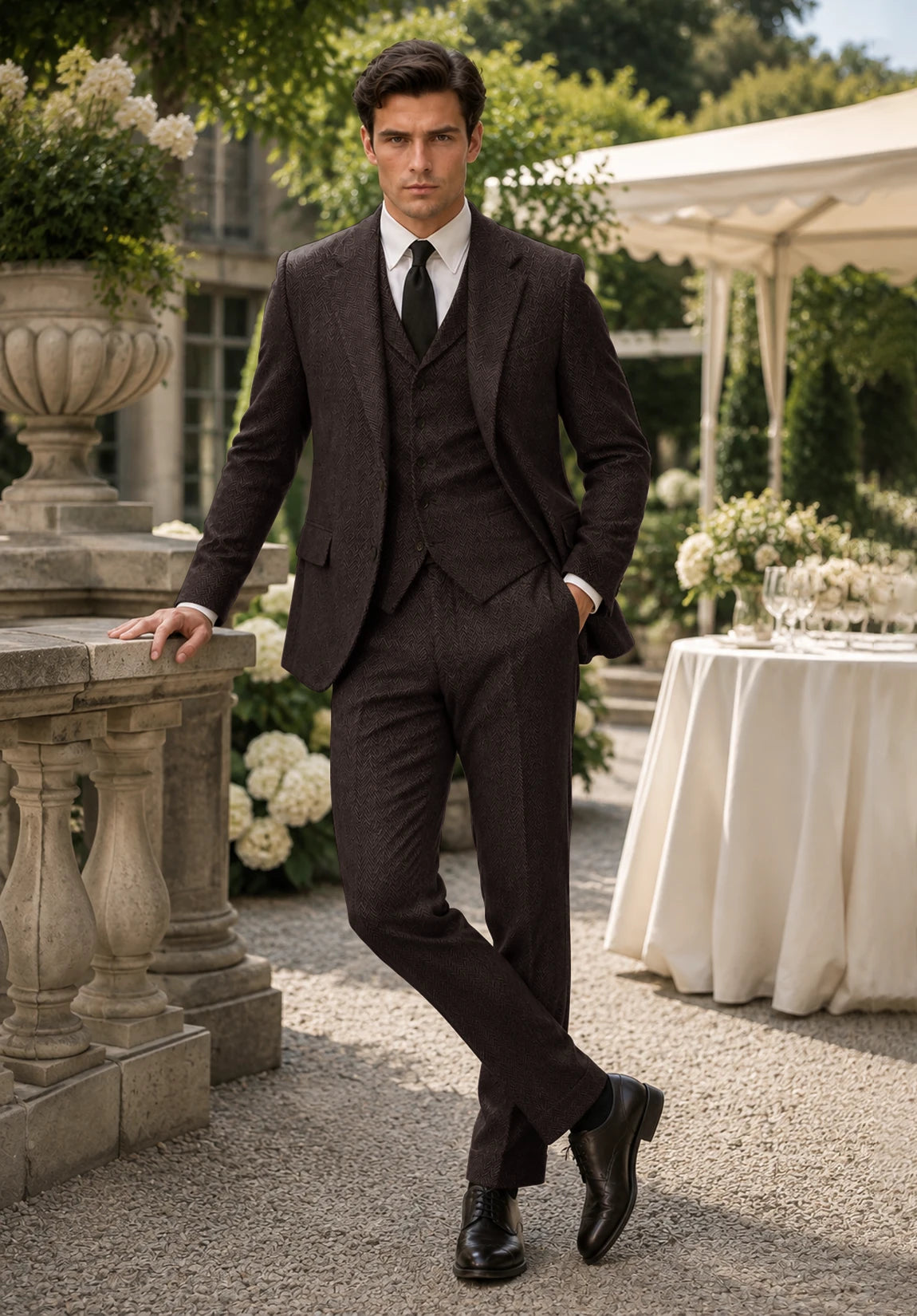 Men's coffee Suit