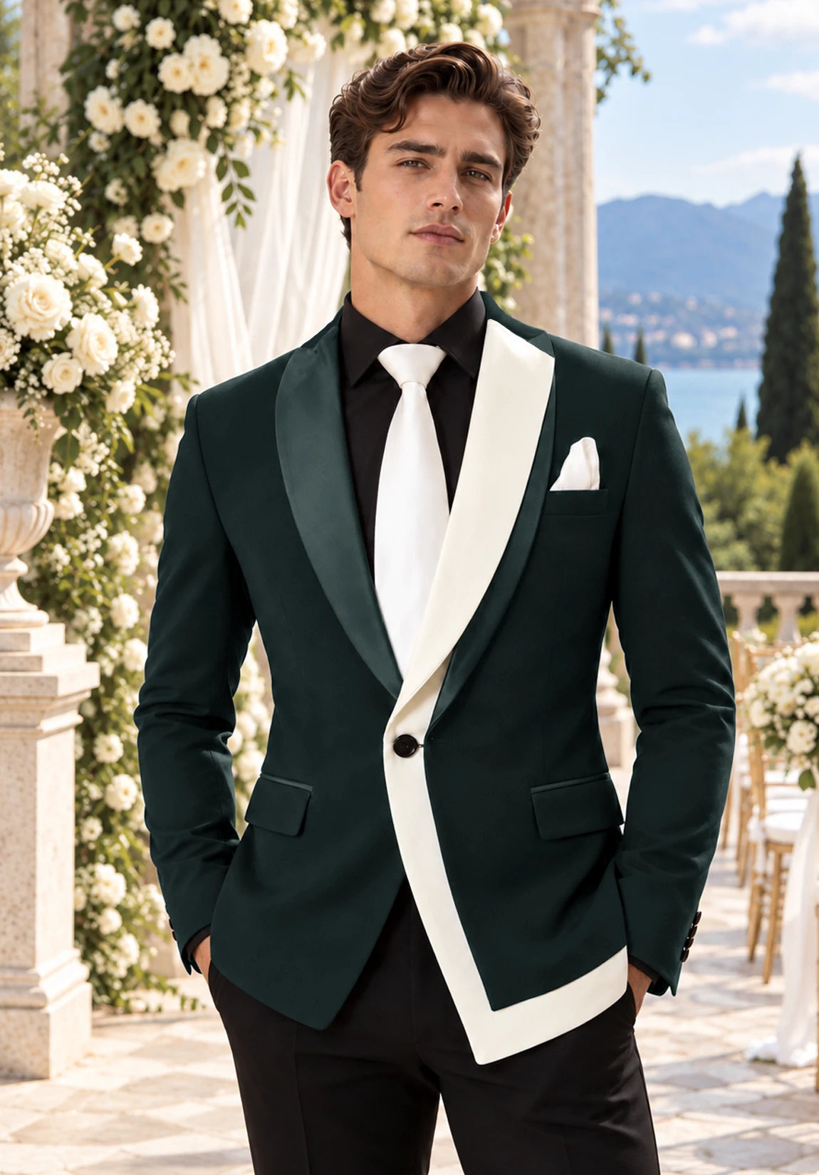 Men's dark green jacket