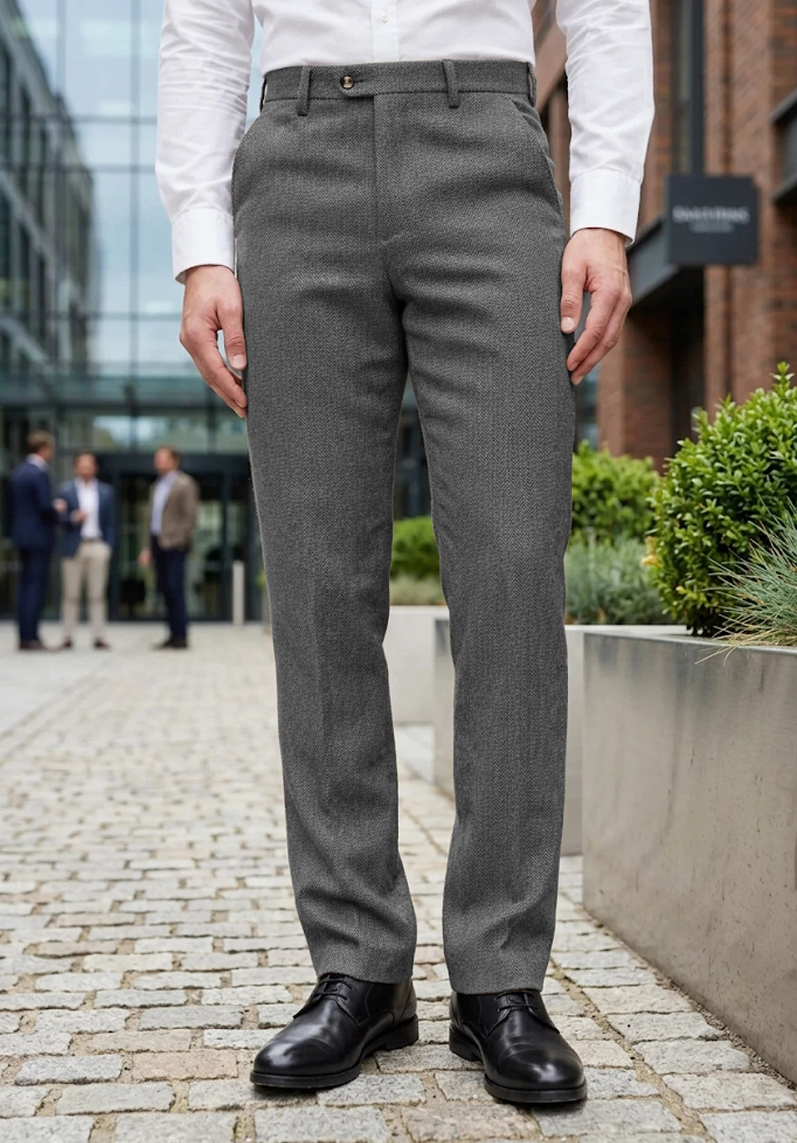Men's dark gray pants
