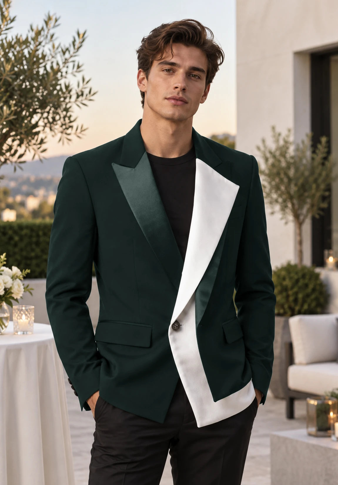 Men's dark green jacket