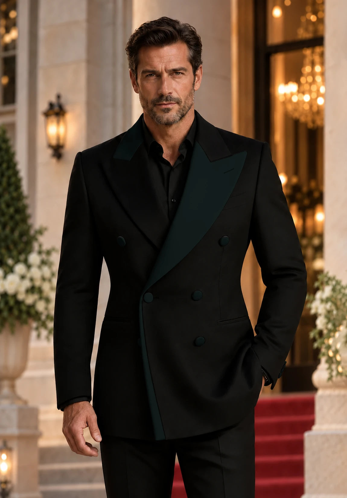 Men's dark green jacket