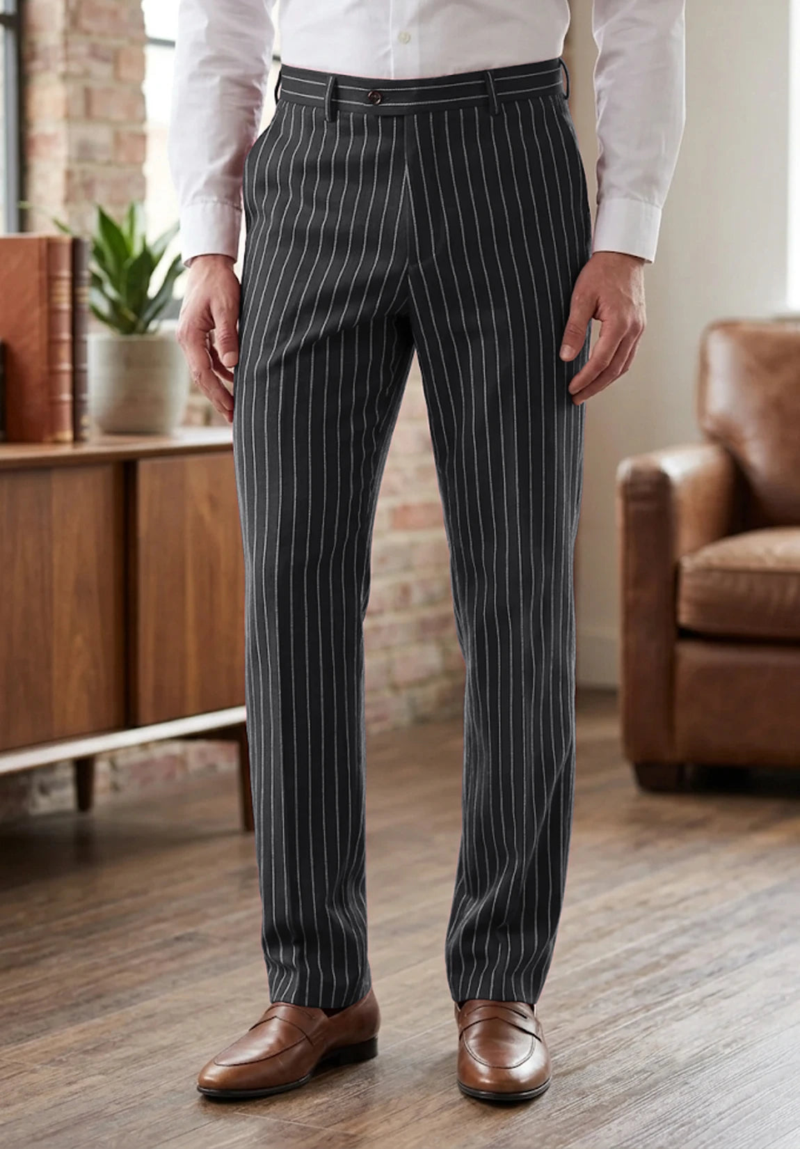 Men's dark gray pants