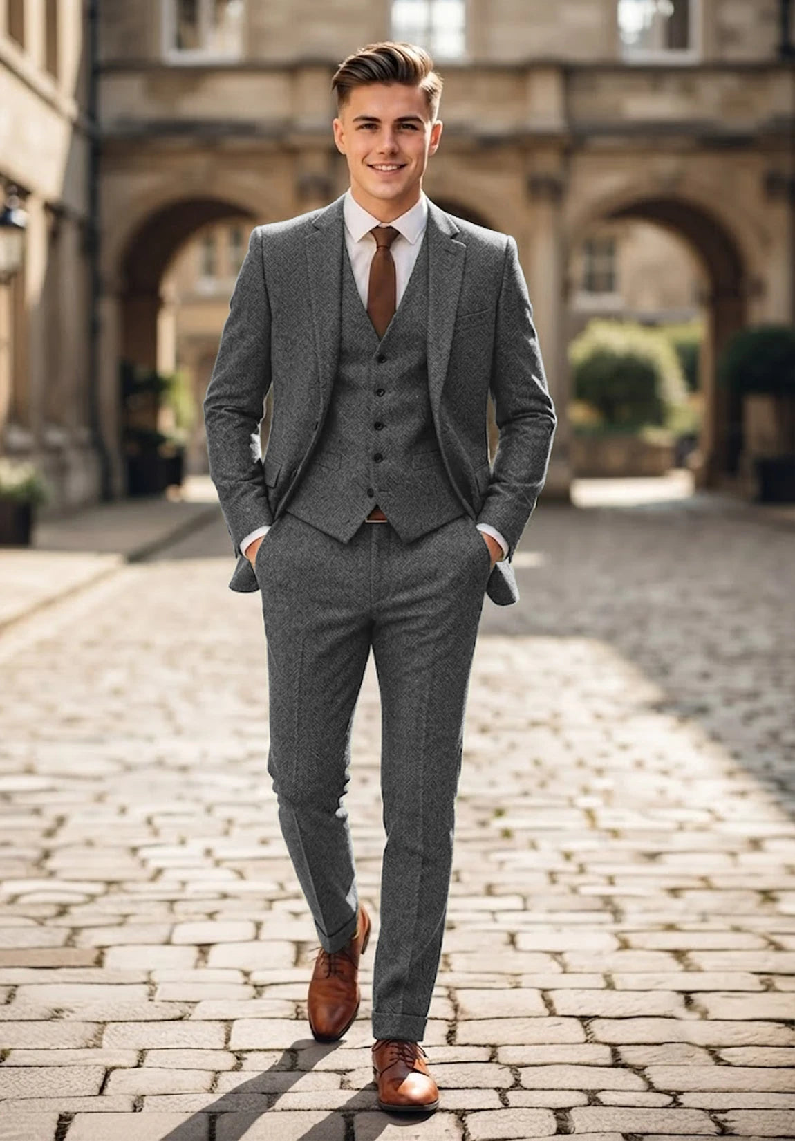 Men's dark grey Suit