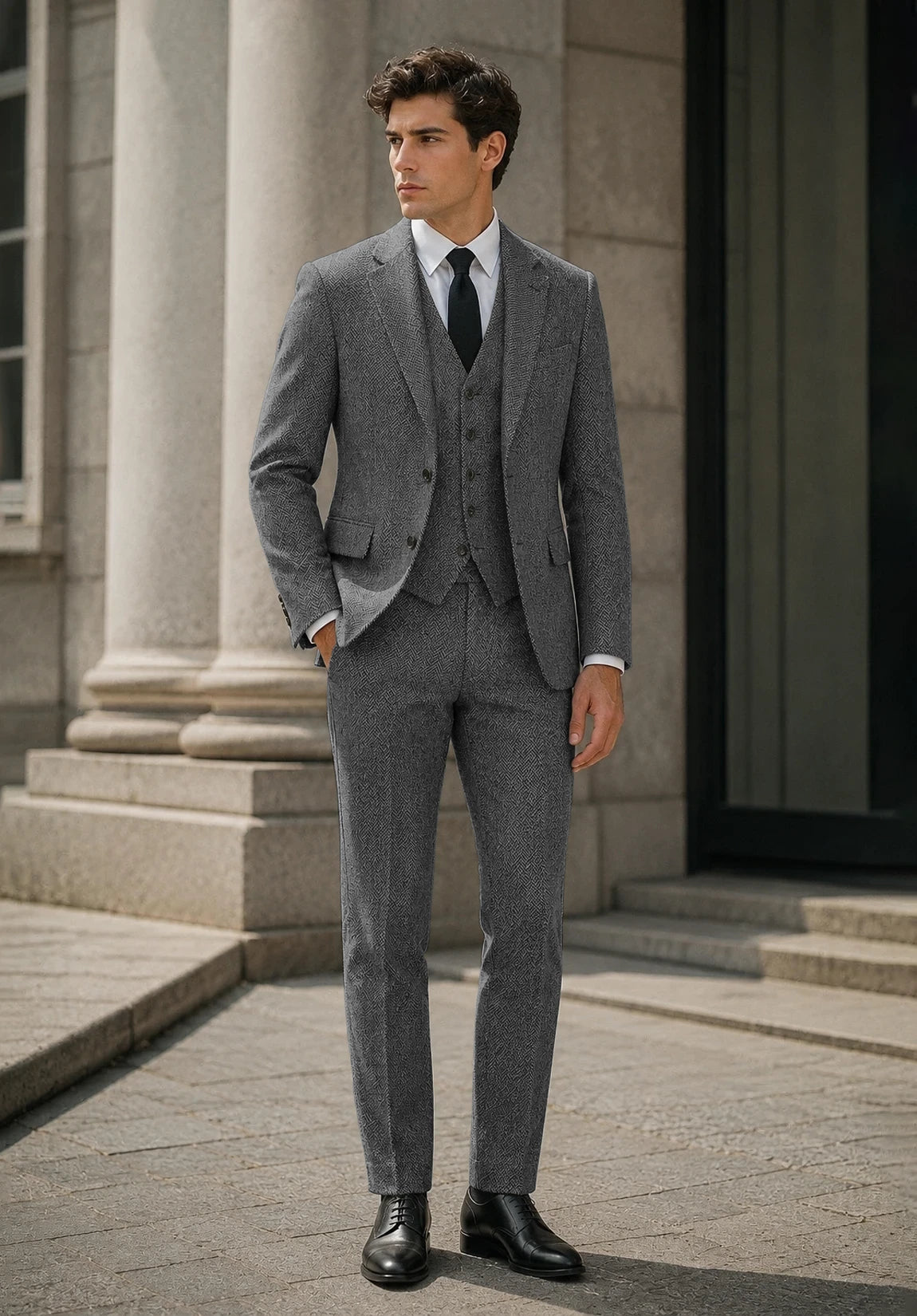 Men's dark grey Suit