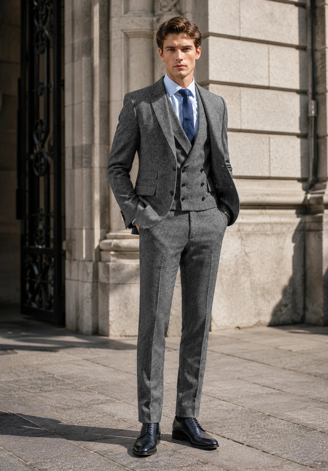 Men's dark grey Suit