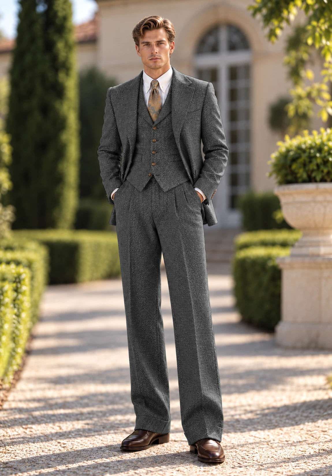 Men's dark grey Suit