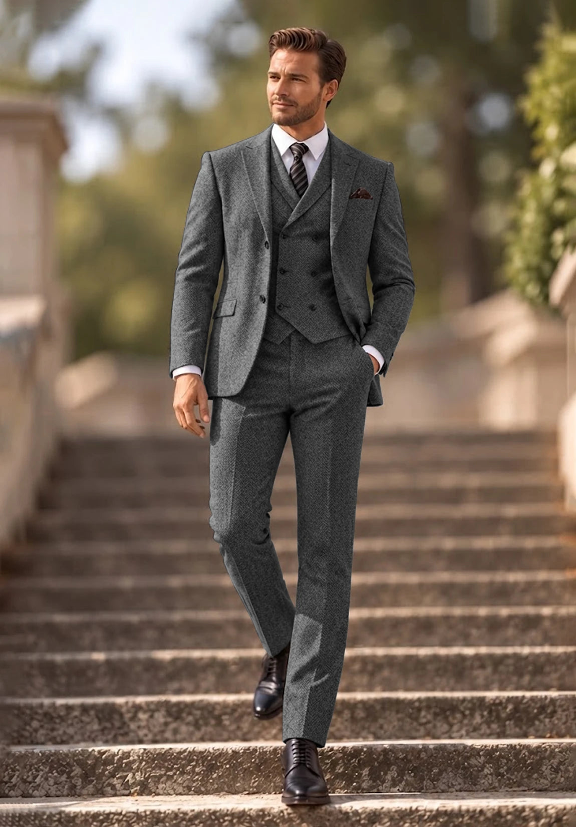 Men's dark grey Suit