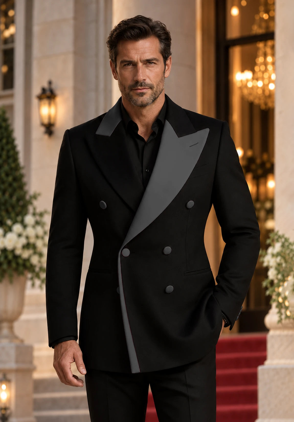 Men's dark grey jacket