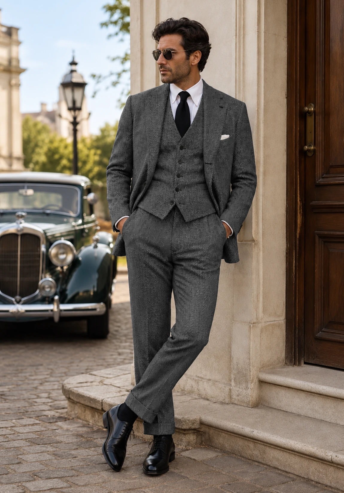 Men's dark grey Suit