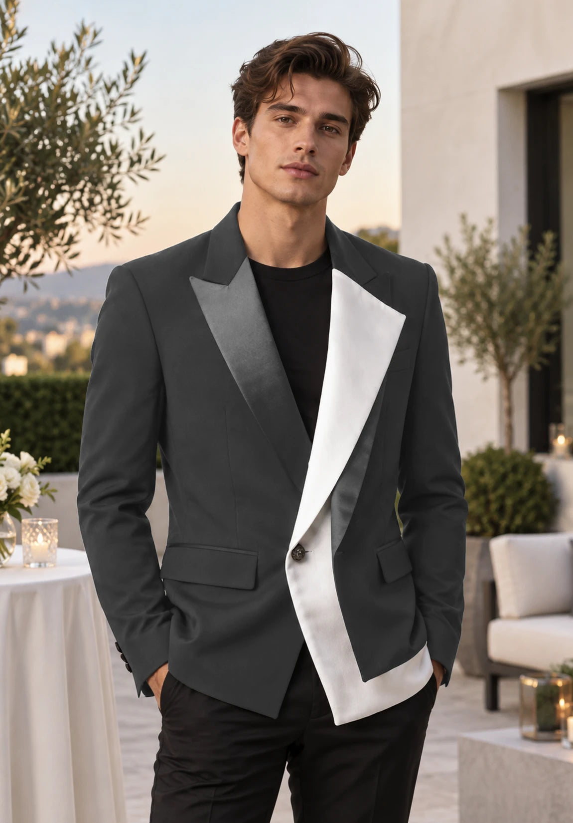 Men's dark grey jacket