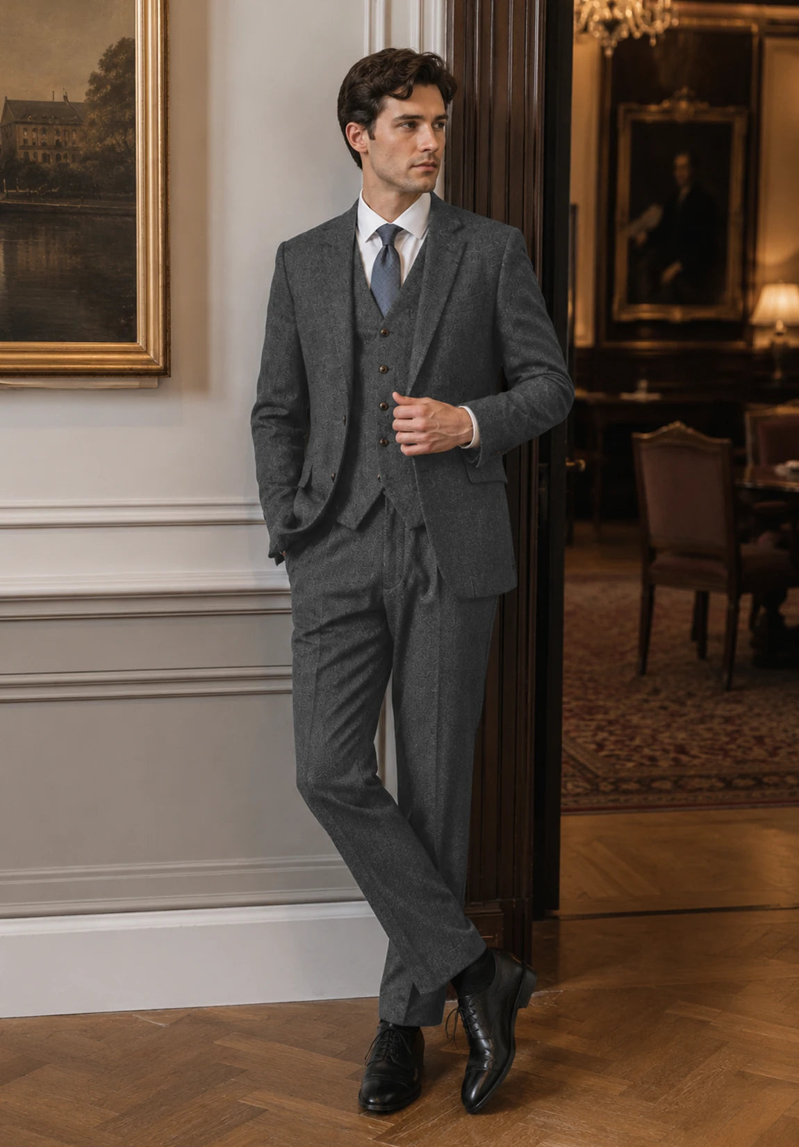 Men's dark grey Suit