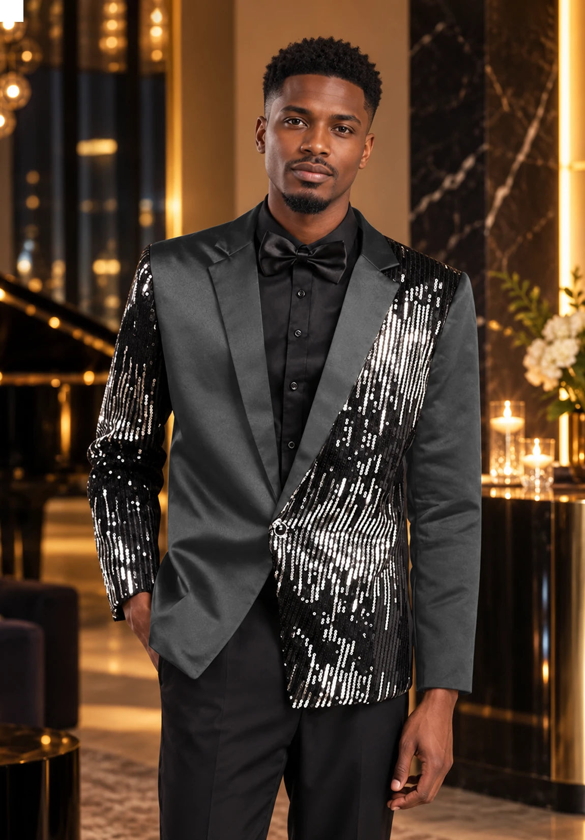 Men's dark grey jacket
