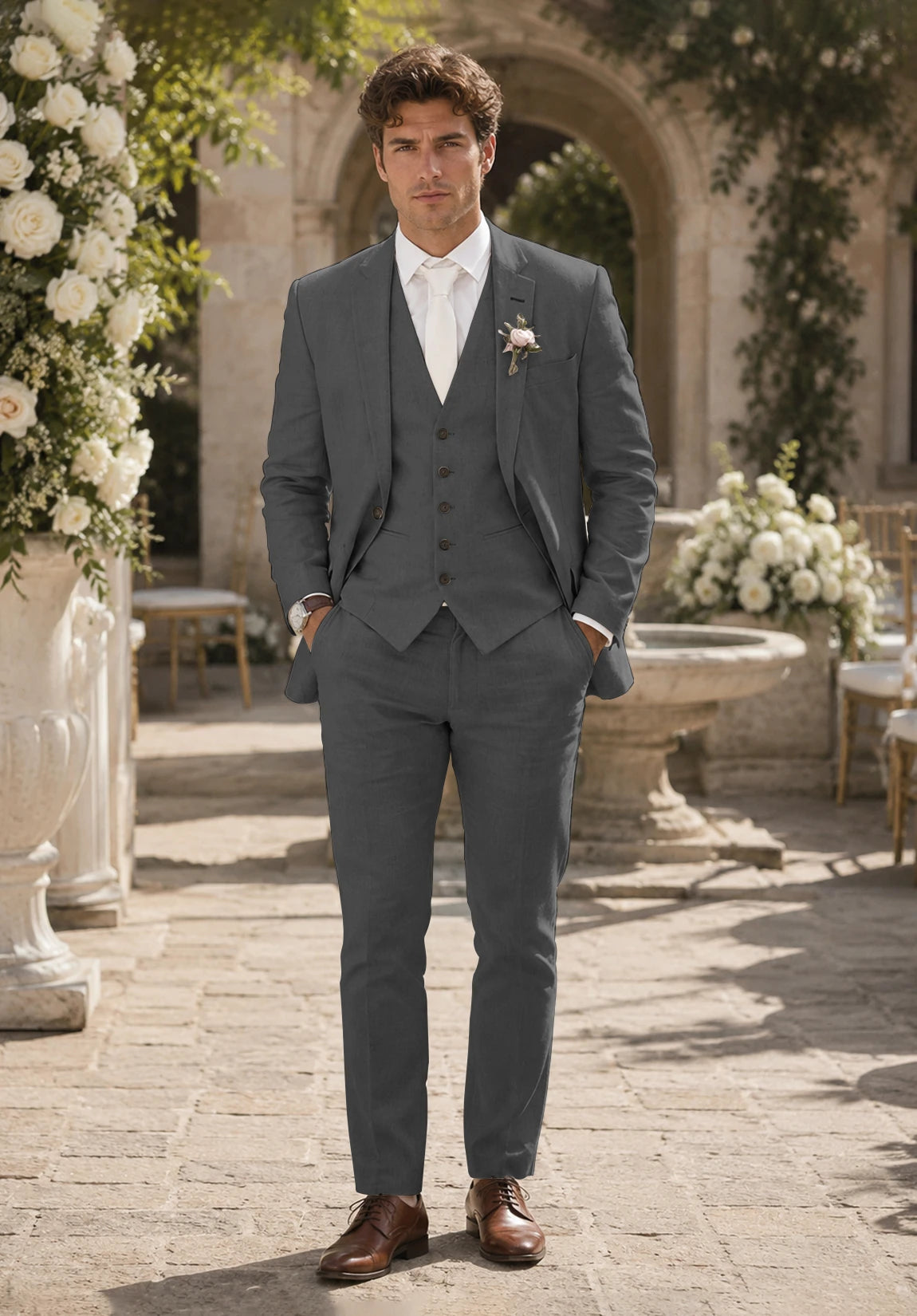 Men's dark grey Suit