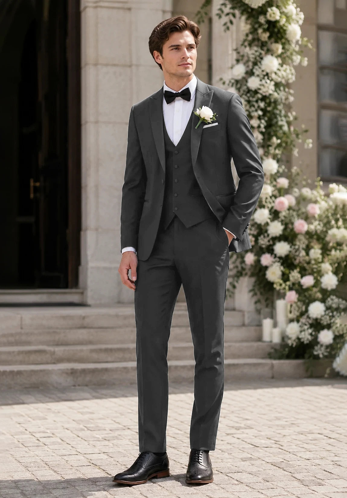 Men's dark grey Suit