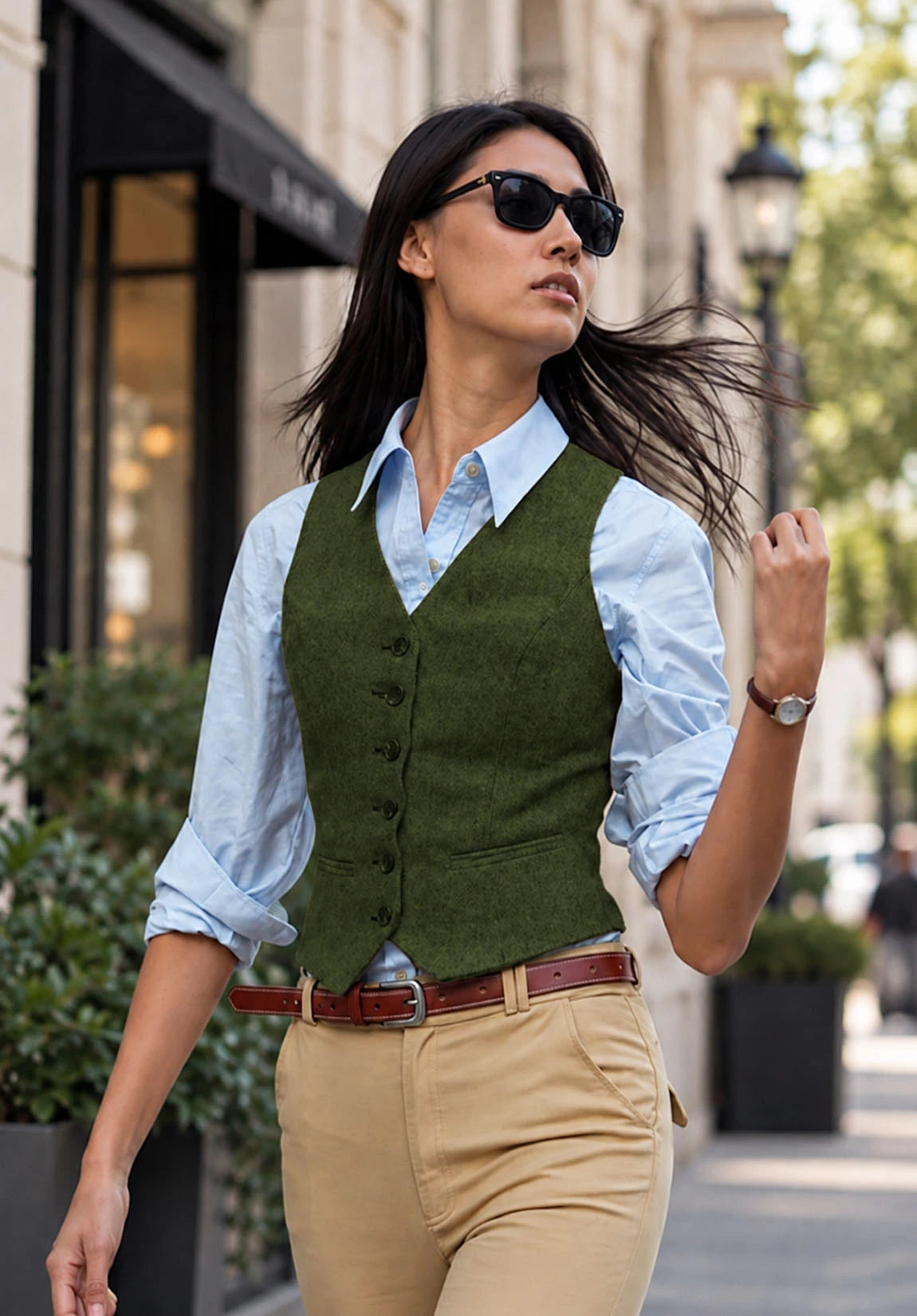 Women Tweeed Vest