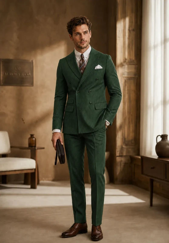 mens stripe suit