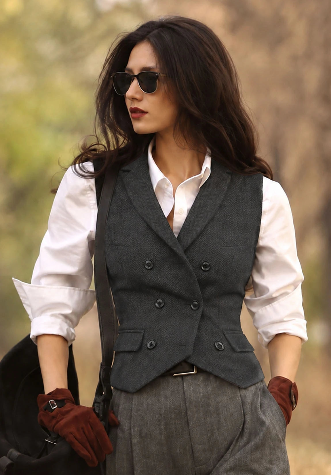 Women Tweeed Vest