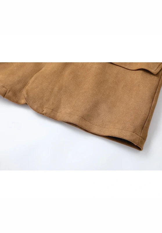 men's suede blazer detail