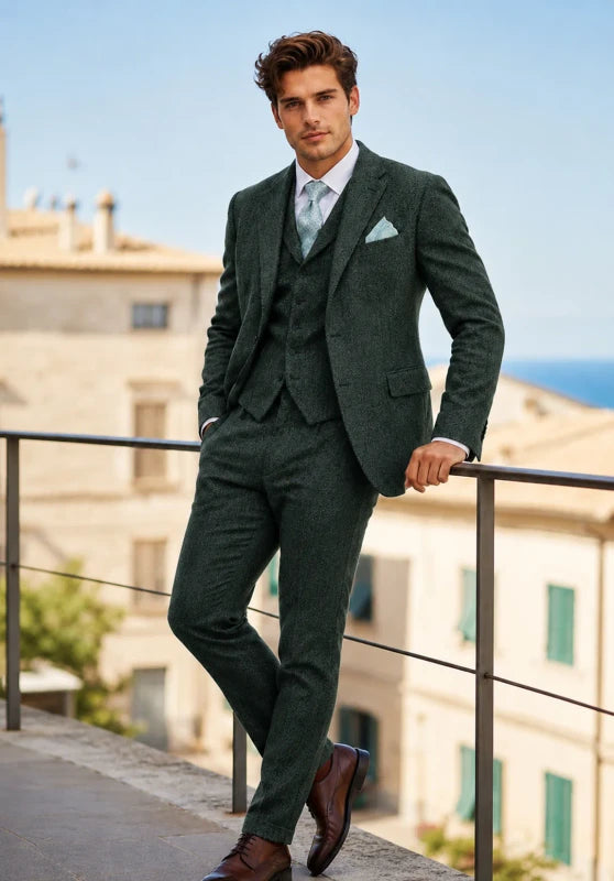 mens tweed suit
