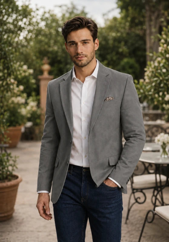 men suede jacket