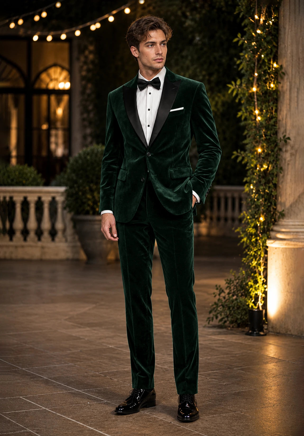 Men green Suit