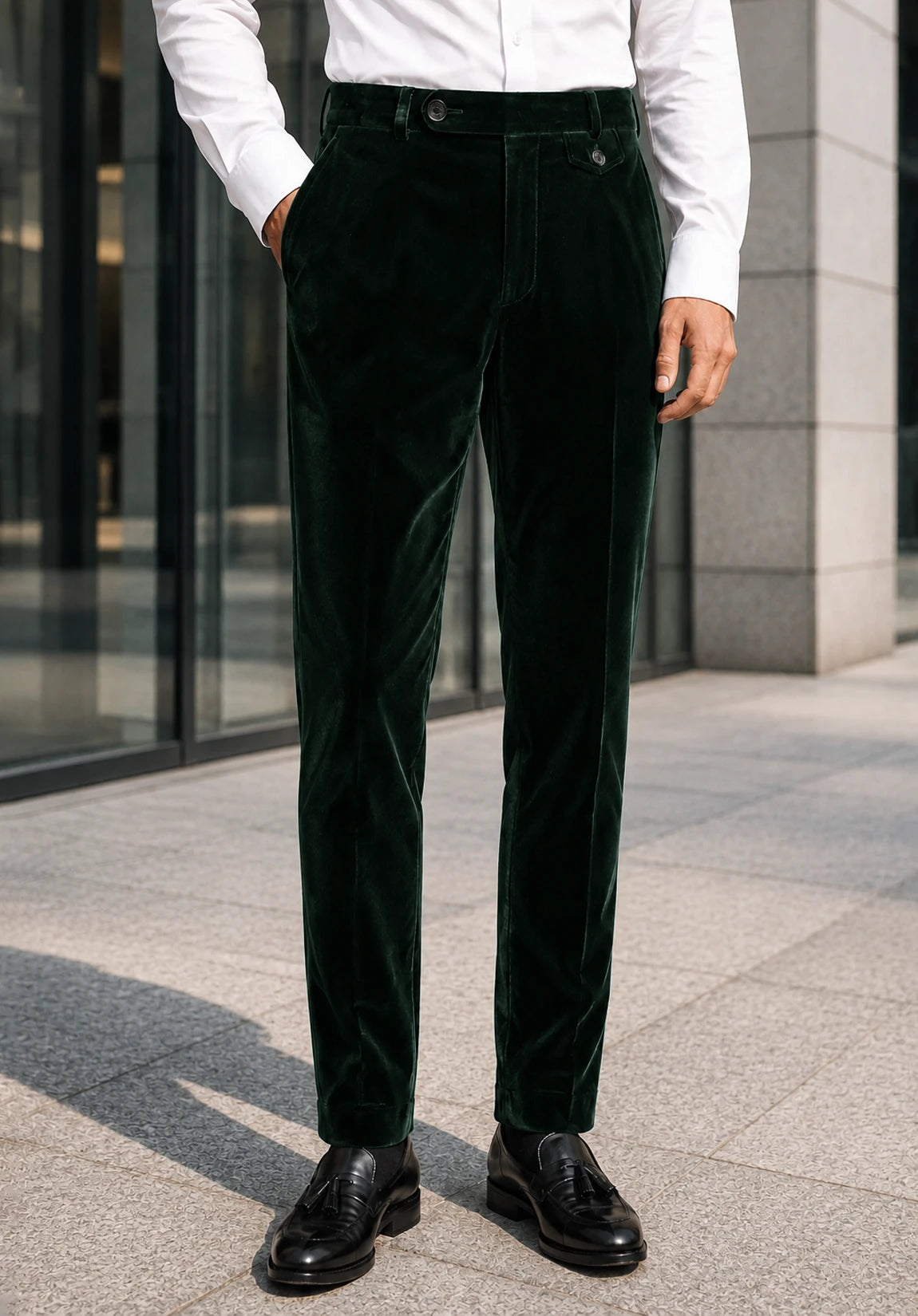 Men's green pants
