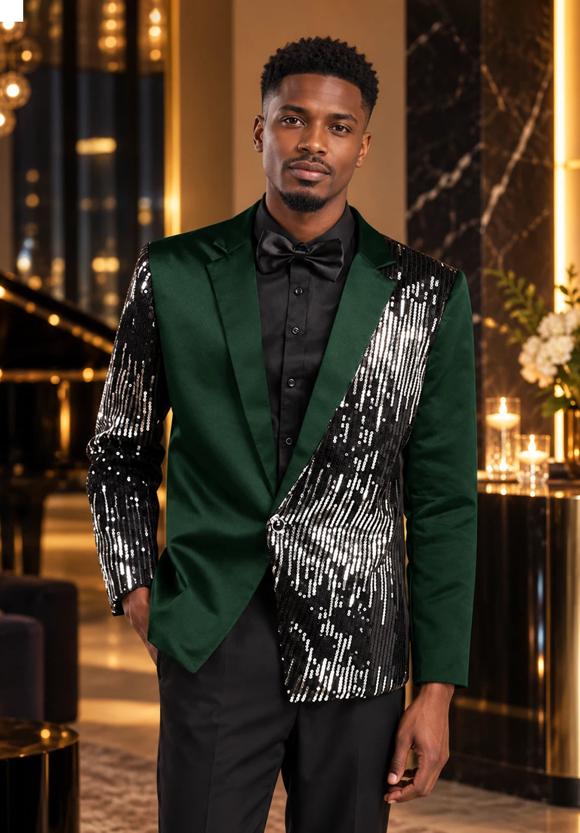 Men's dark green jacket