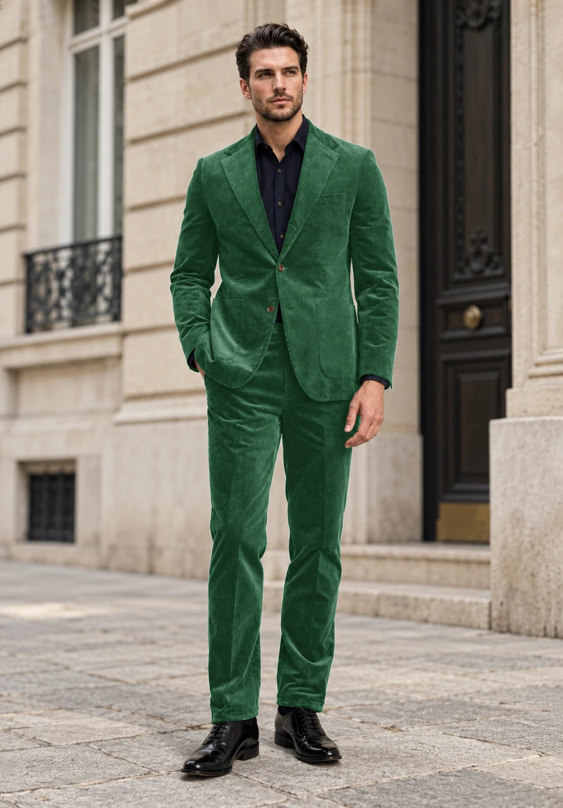 Men Green Suit