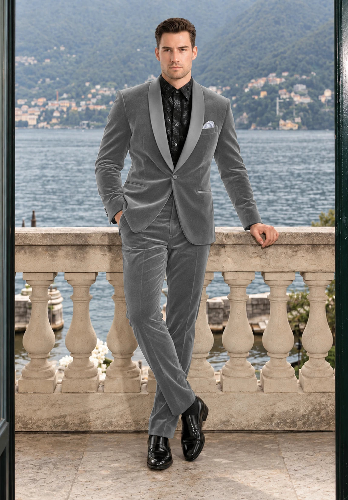Men grey Suit