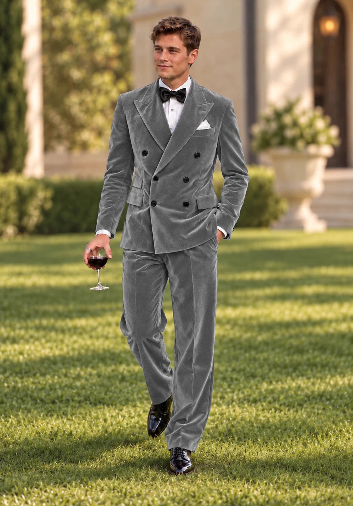 Men grey Suit