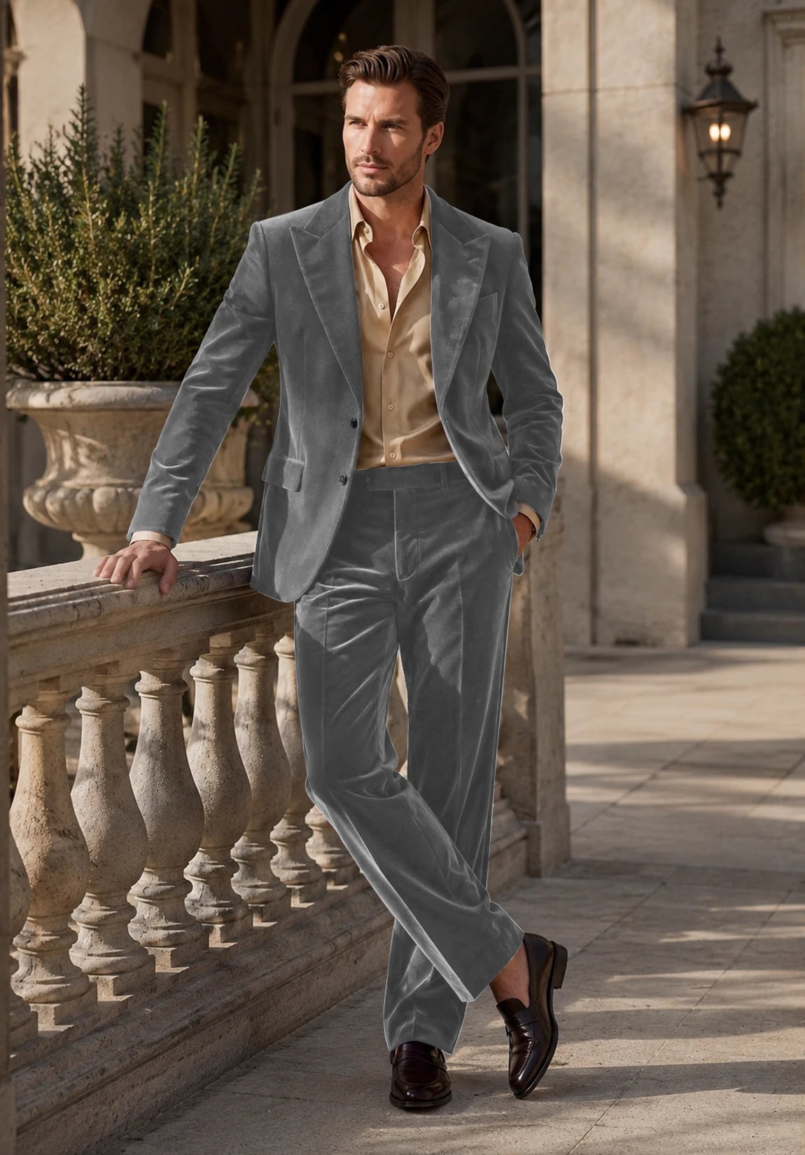 Men grey Suit