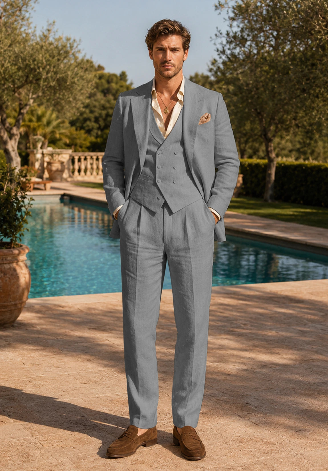 Men's grey Suit