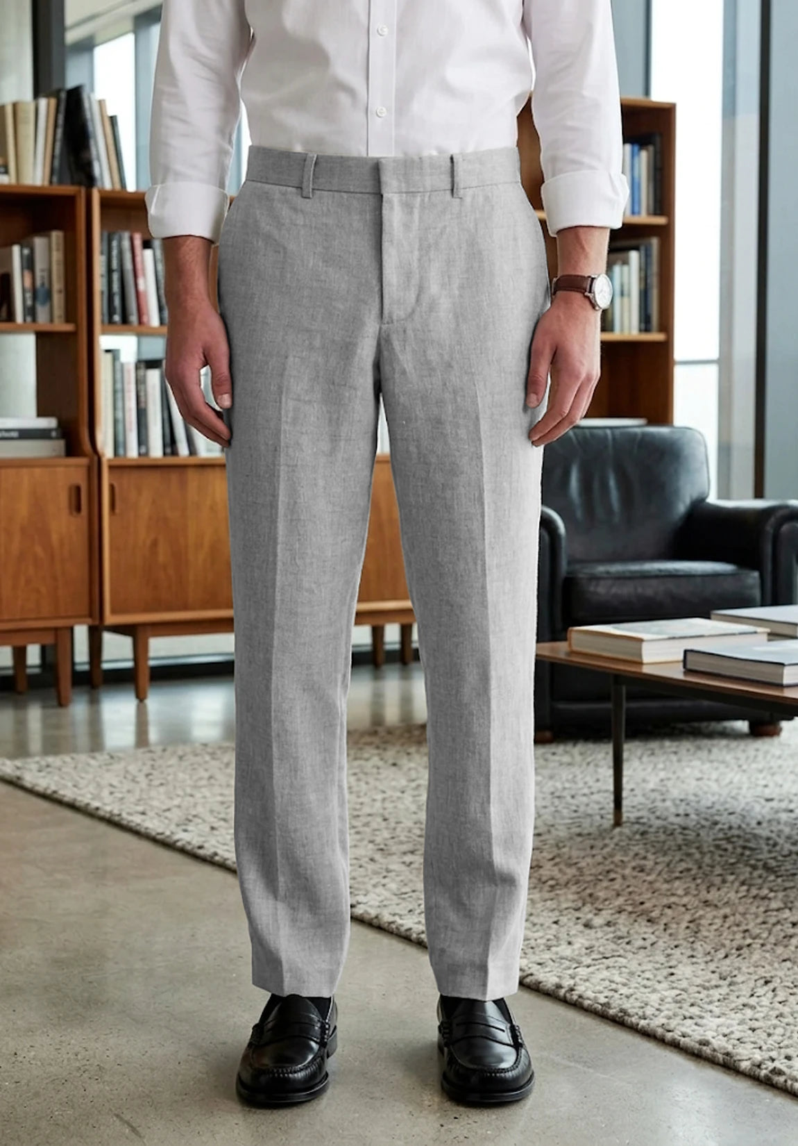 Men's light gray pants
