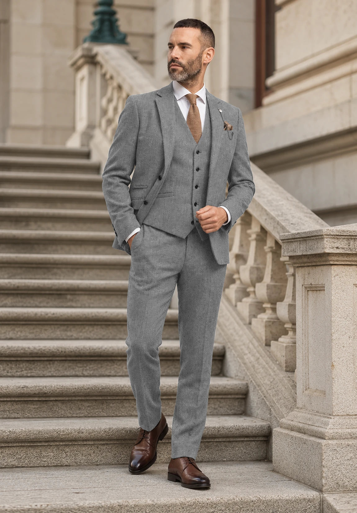 Men's grey Suit