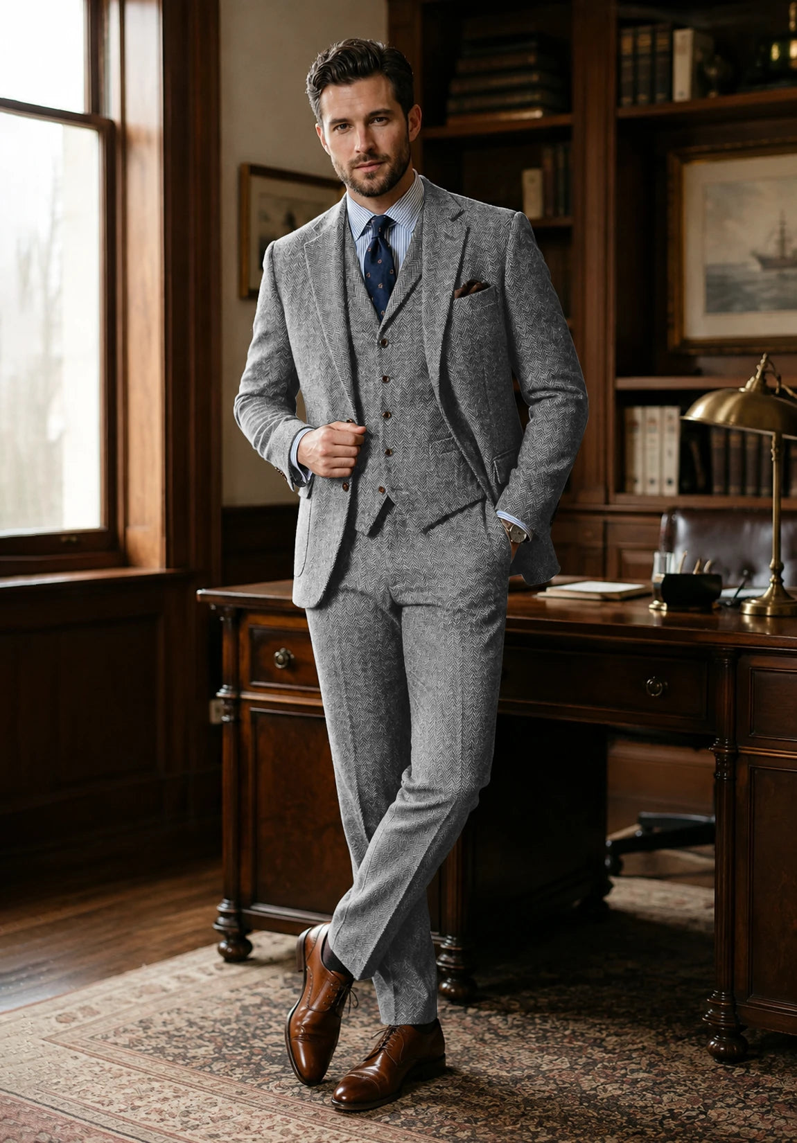 Men's grey Suit