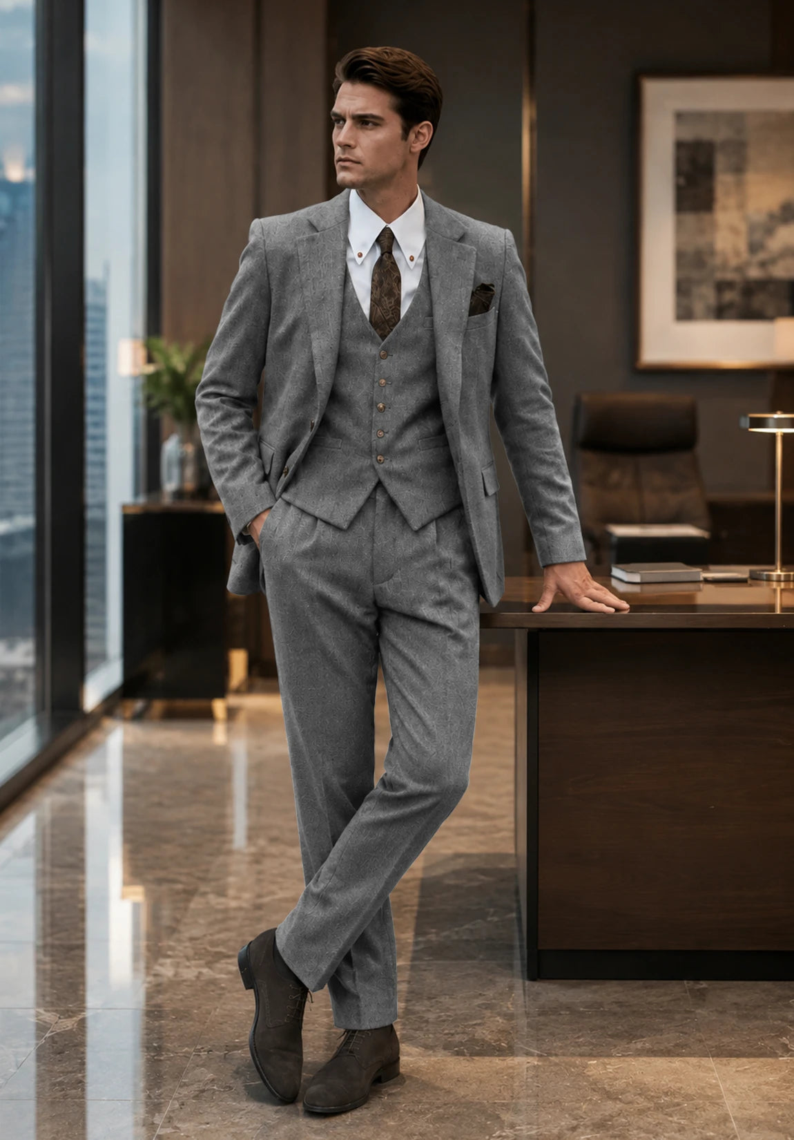 Men's grey Suit