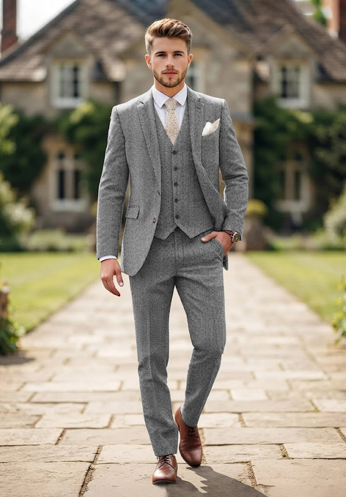 Men's grey Suit