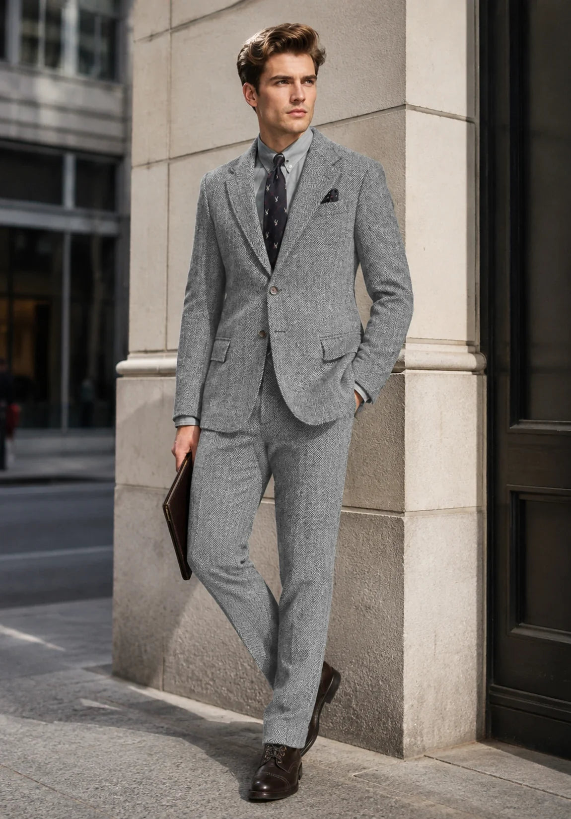 Men grey Suit