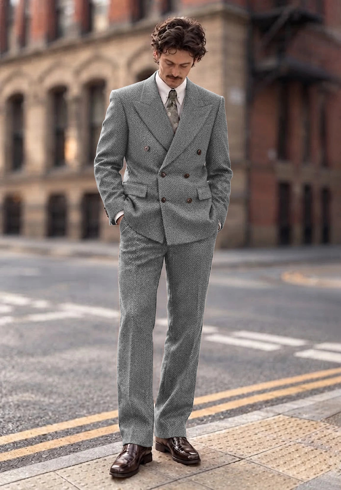 Men grey Suit