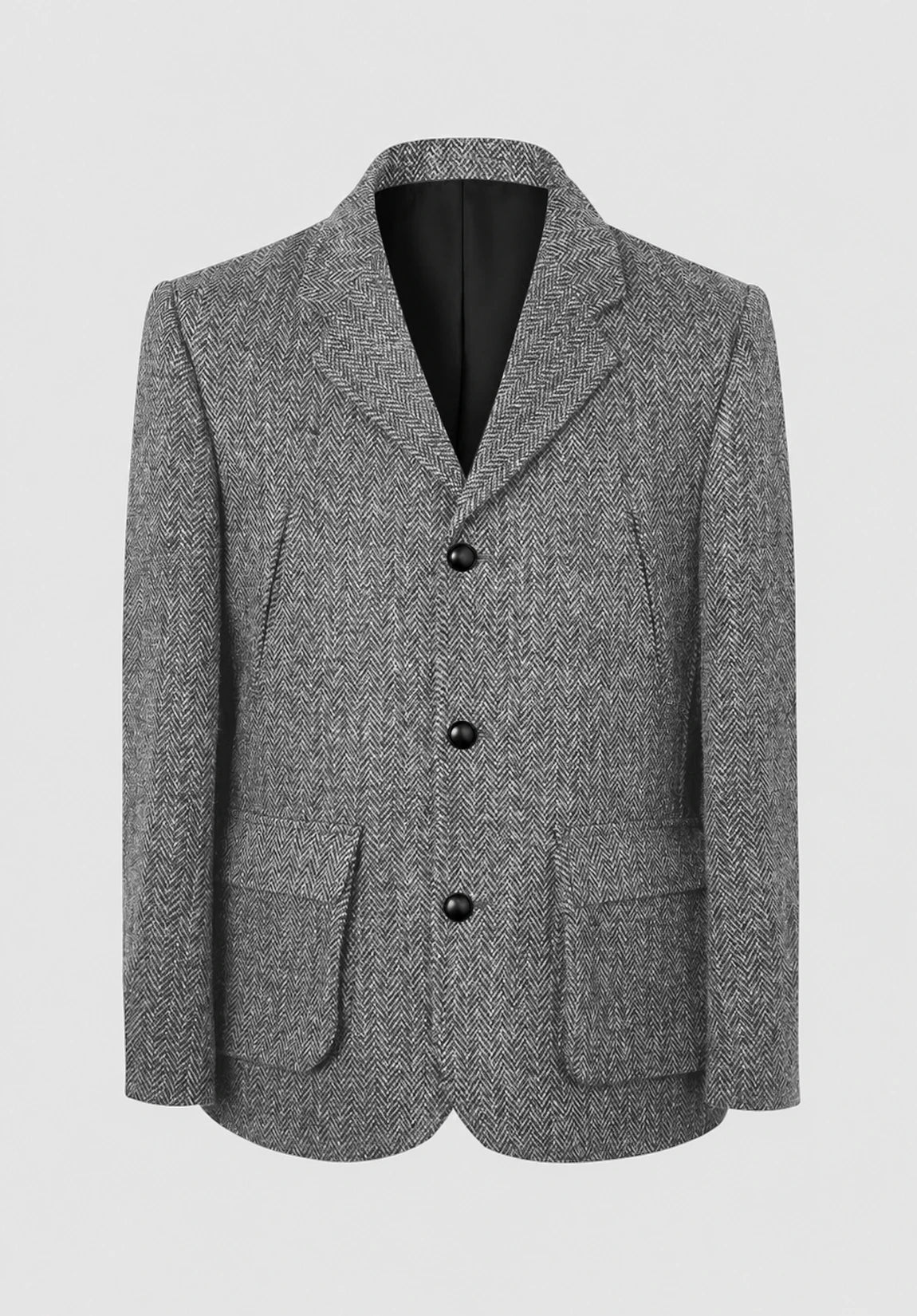 Men's grey herringbone jacket