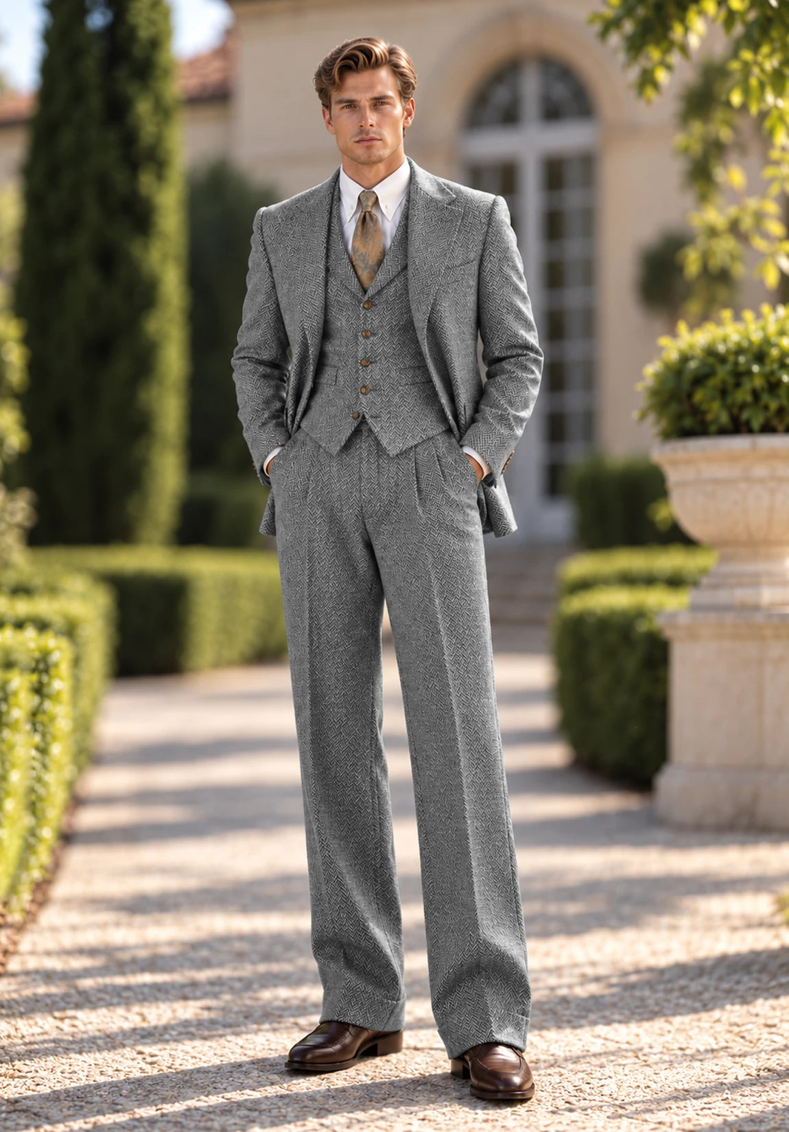 Men's grey Suit