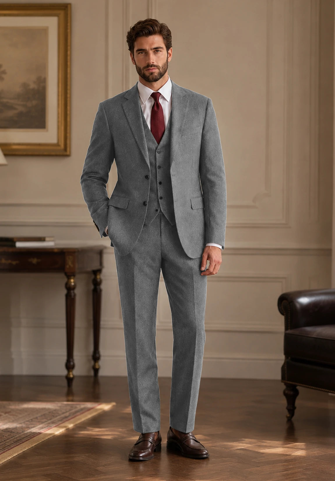 Men's grey Suit