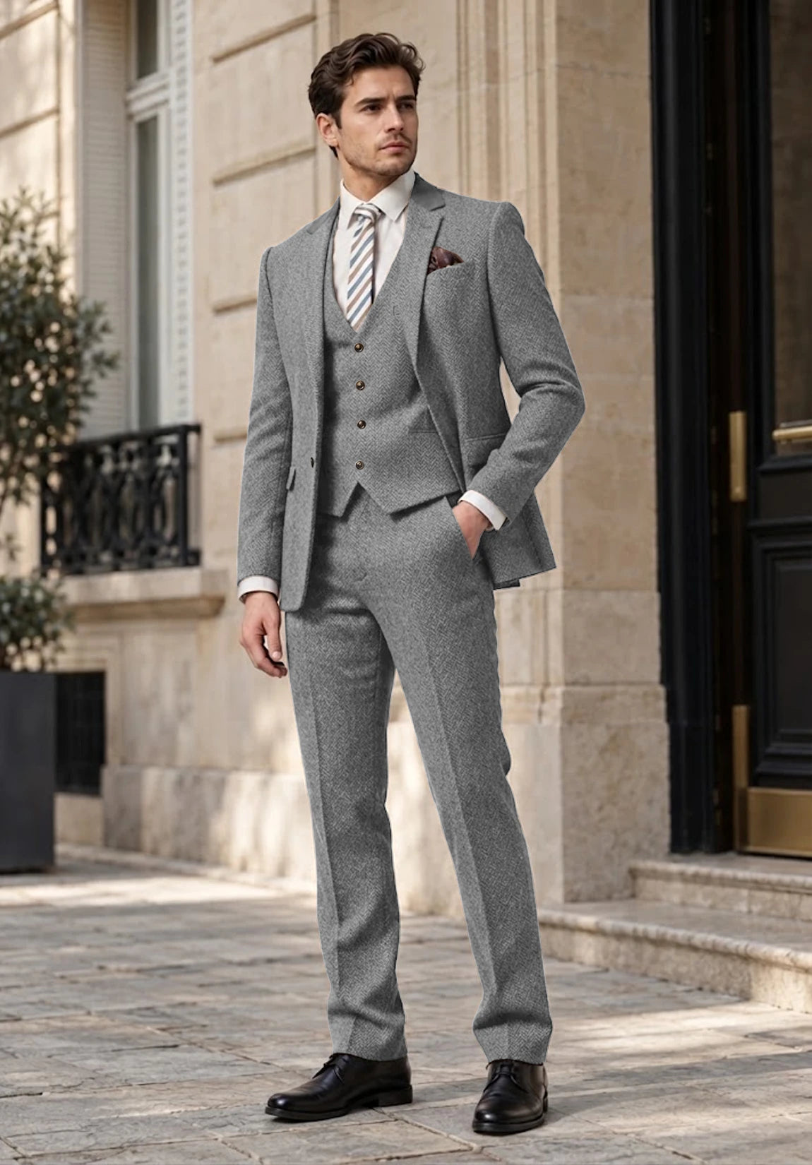 Men's grey Suit