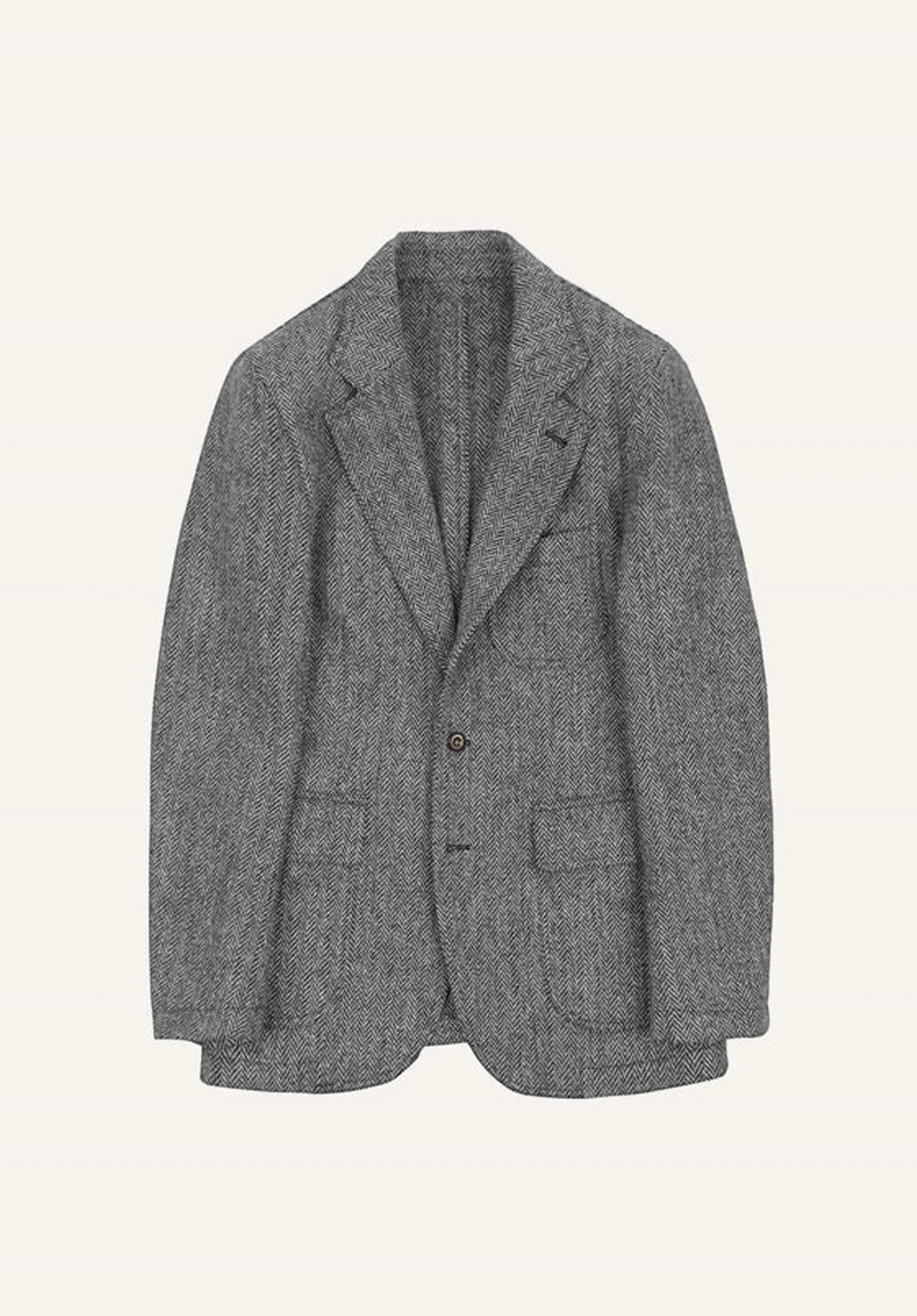 Men's grey herringbone jacket