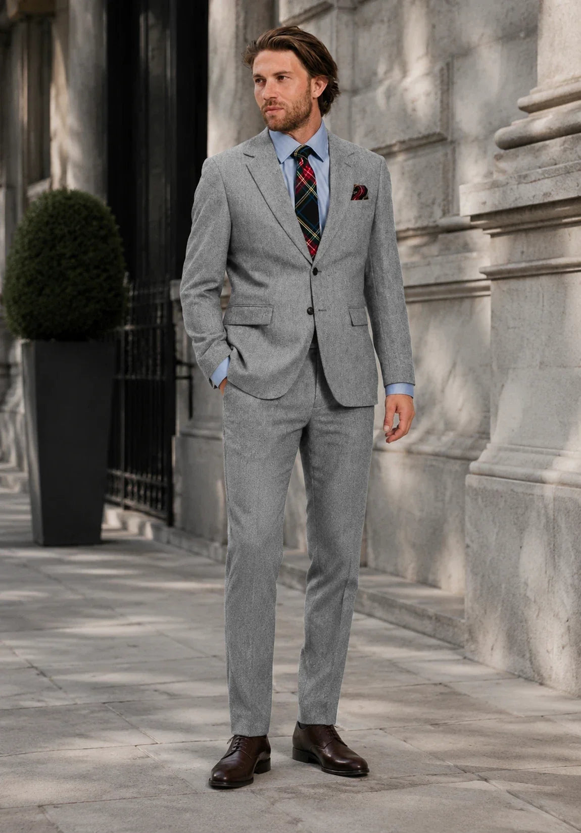 Men grey Suit