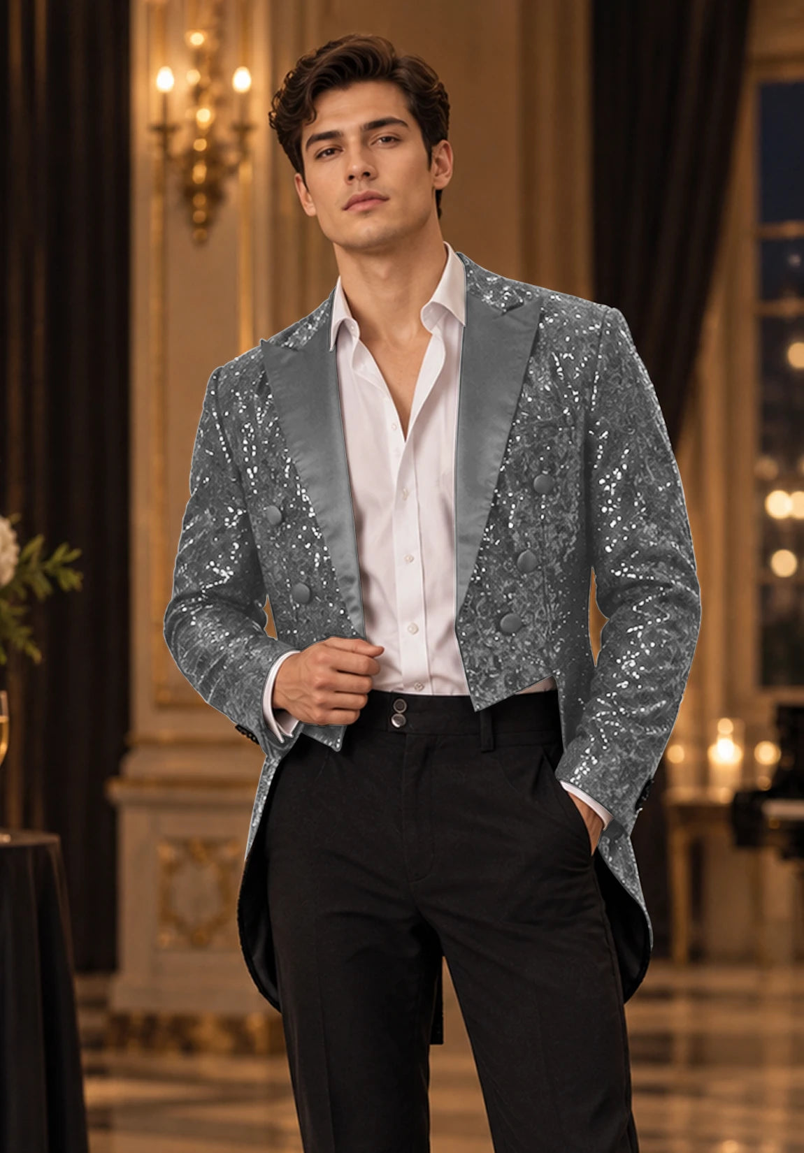 Men's grey jacket