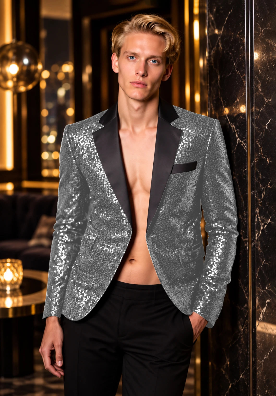 Men's grey jacket