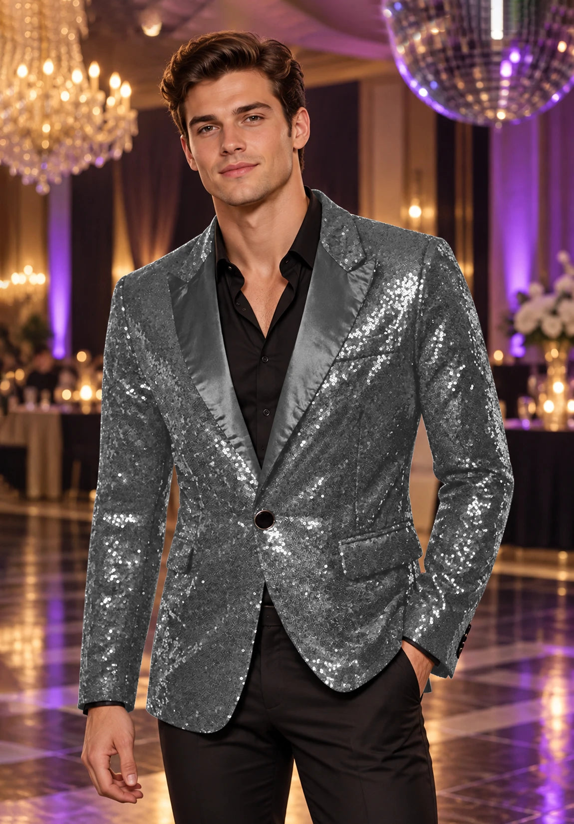 Men's grey jacket