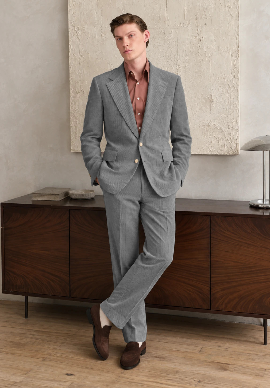 Men grey Suit